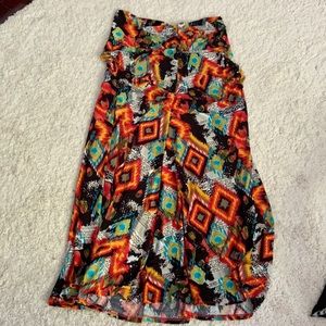 LuLaRoe Maxi Skirt Xl